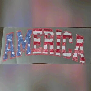 America patriotic high-quality DTF transfer sheet
